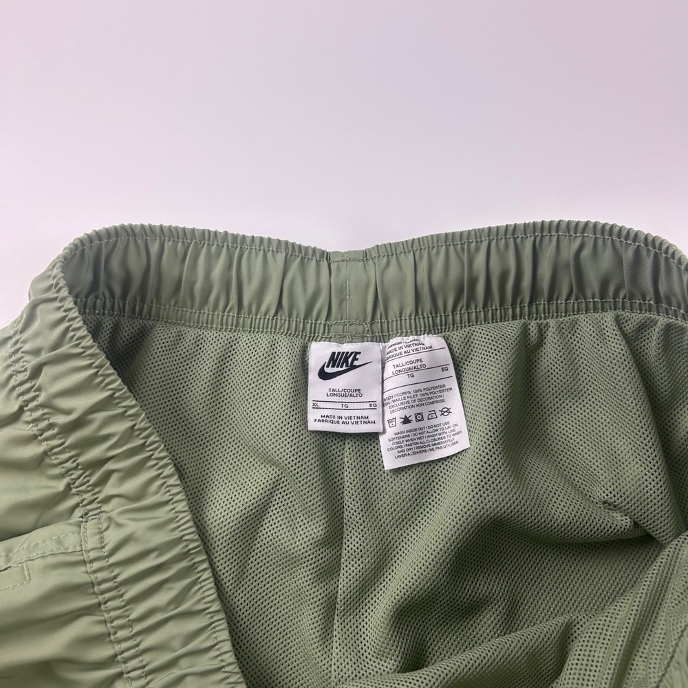Nike Mens XL Club Woven Essentials Olive Green Mesh Lined Athletic Shorts - Picture 3 of 6
